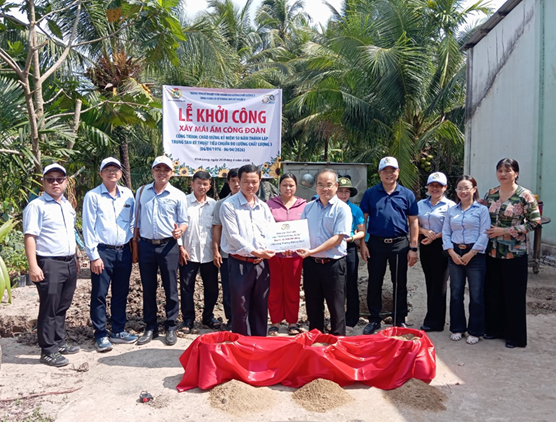 Khởi công xây dựng “Mái ấm công đoàn, nhà tình thương” cho đoàn viên, hộ gia đình có hoàn cảnh khó khăn
